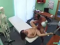 Sexy Russian pays with tight pussy
